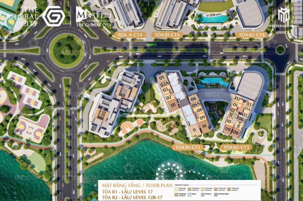 Mặt bằng Nexus The Global City: Layout B1 & B2 – Nên chọn căn nào?
